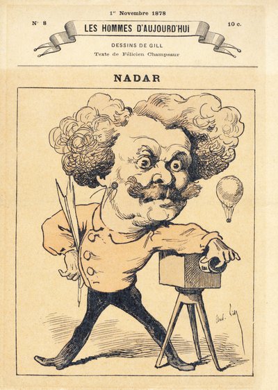 Nadar, uitgegeven 1878 door Andre Gill